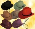 Шляпы разных цветов